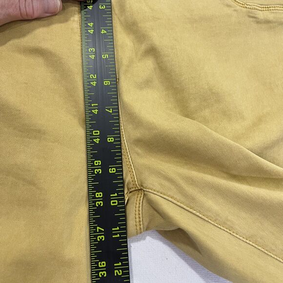 Coco + Carmen Jeans OMG Skinny Leg High Rise Stretch Denim Mustard Womens Large - Picture 5 of 10